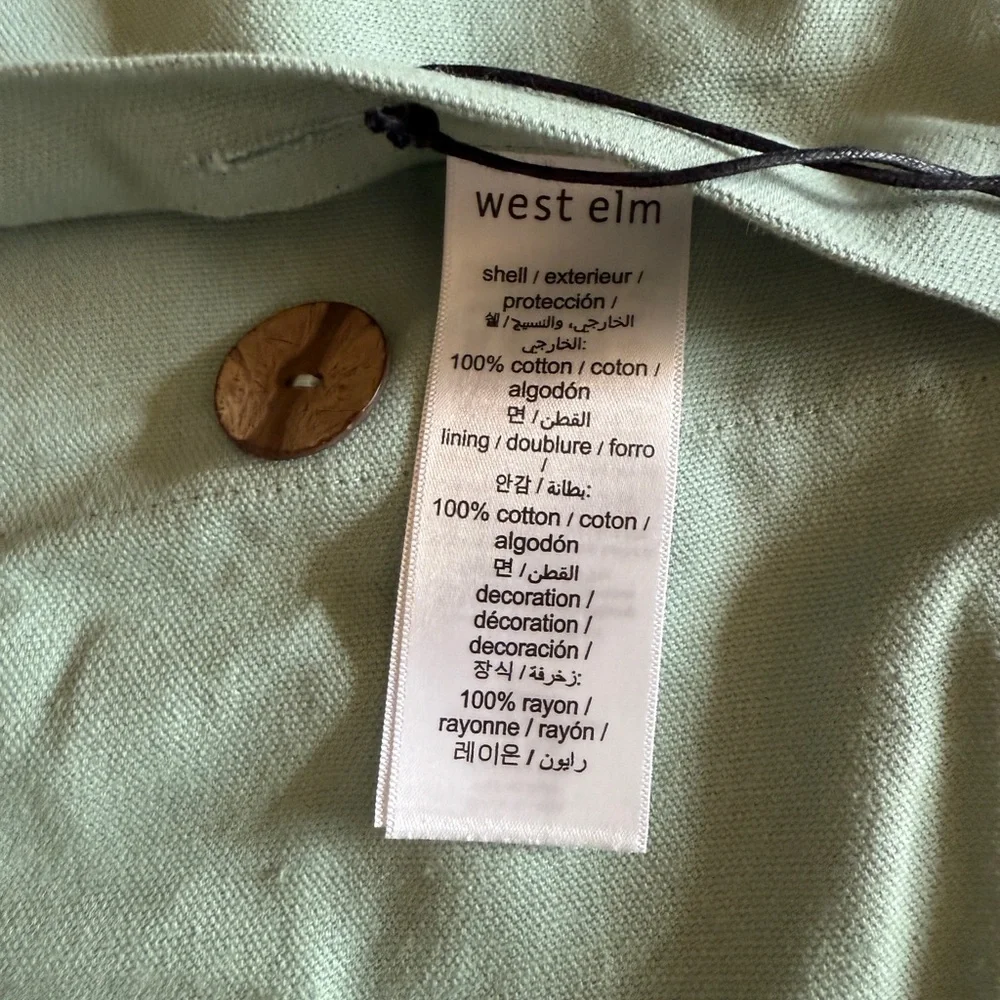 West Elm elegant pillow